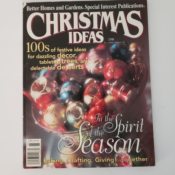 Better Homes And Gardens Vintage Christmas Ideas Magazine Lit  Recipes C… - Picture 8 of 9